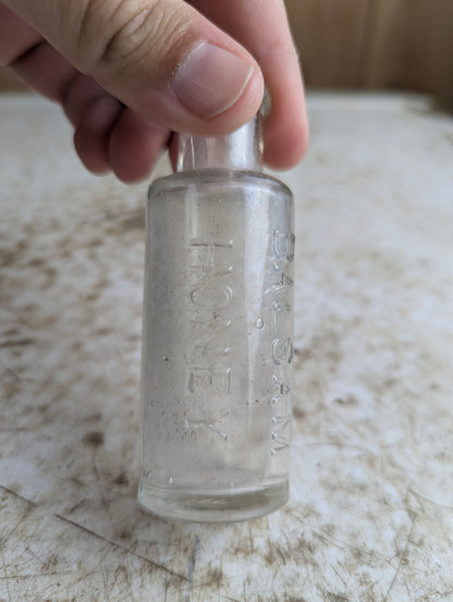 Antique Balsam Honey Cough Syrup Medicine Bottle