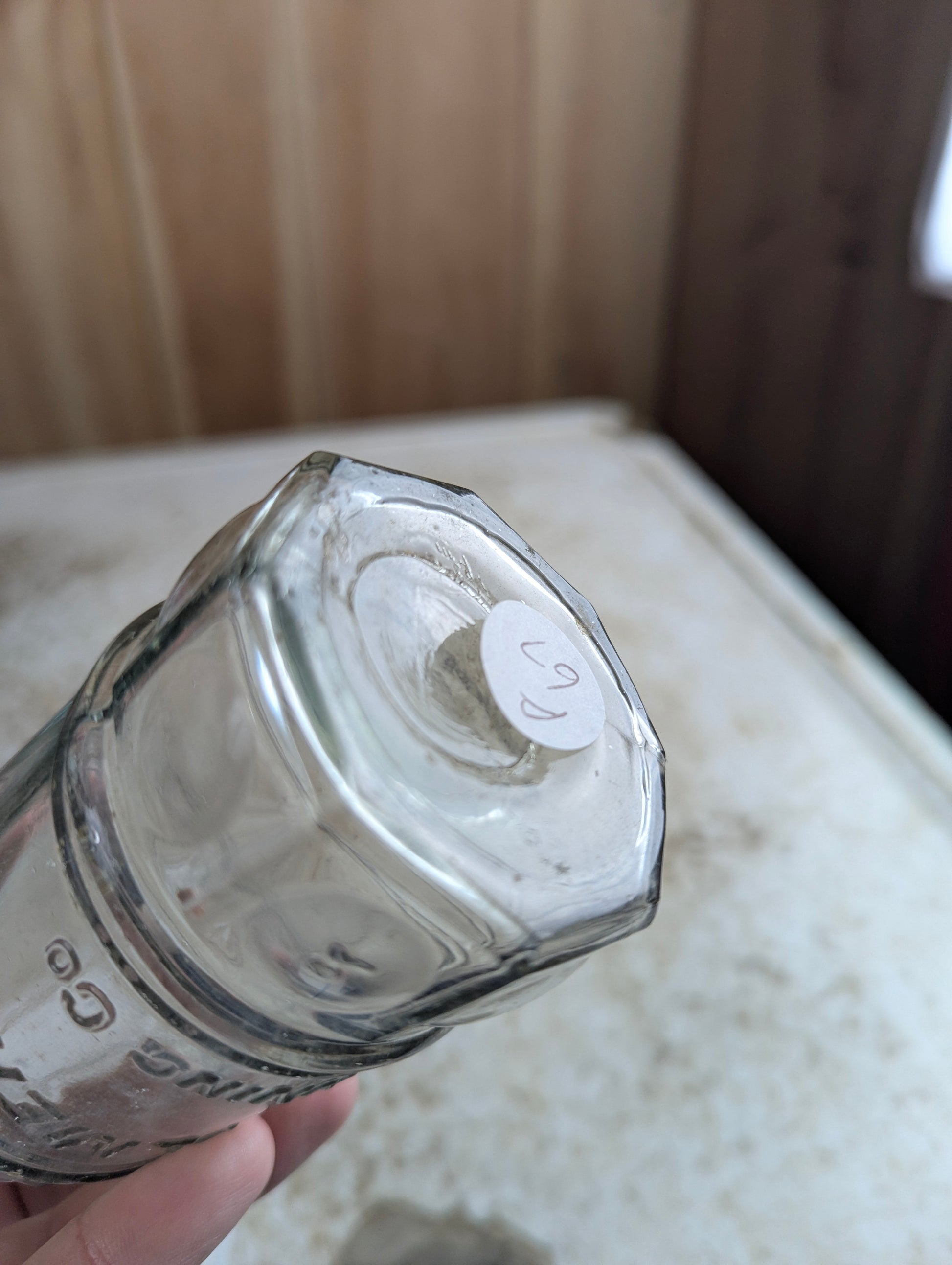 Antique Aylmer Canning Co. Embossed Glass Ketchup Bottle