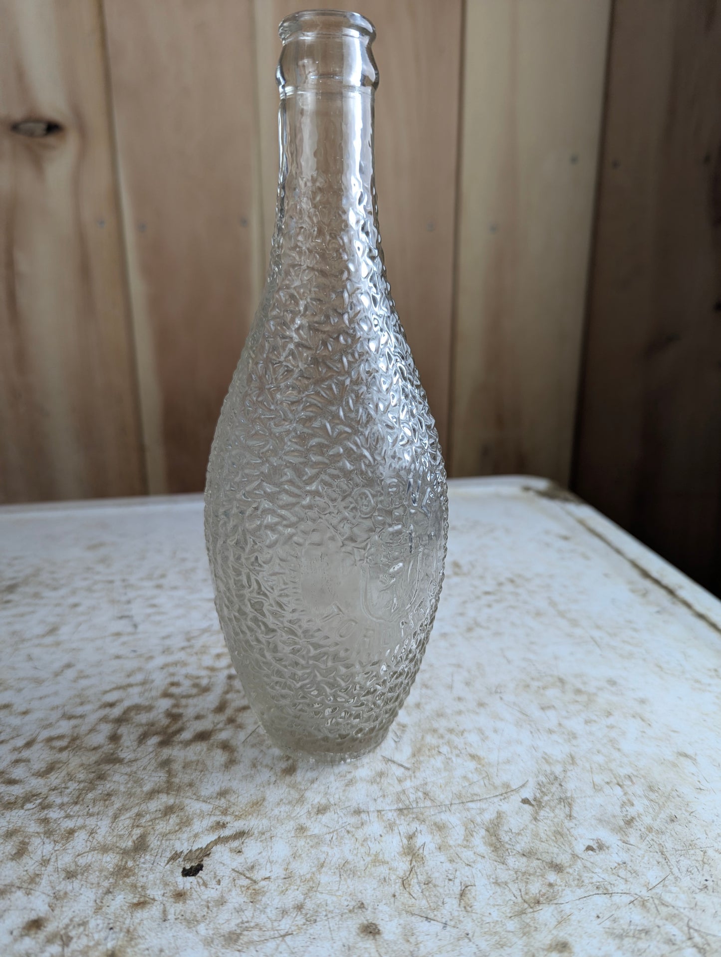 1920s Horne's Grape Punch Syrup Toronto Embossed Glass Bottle