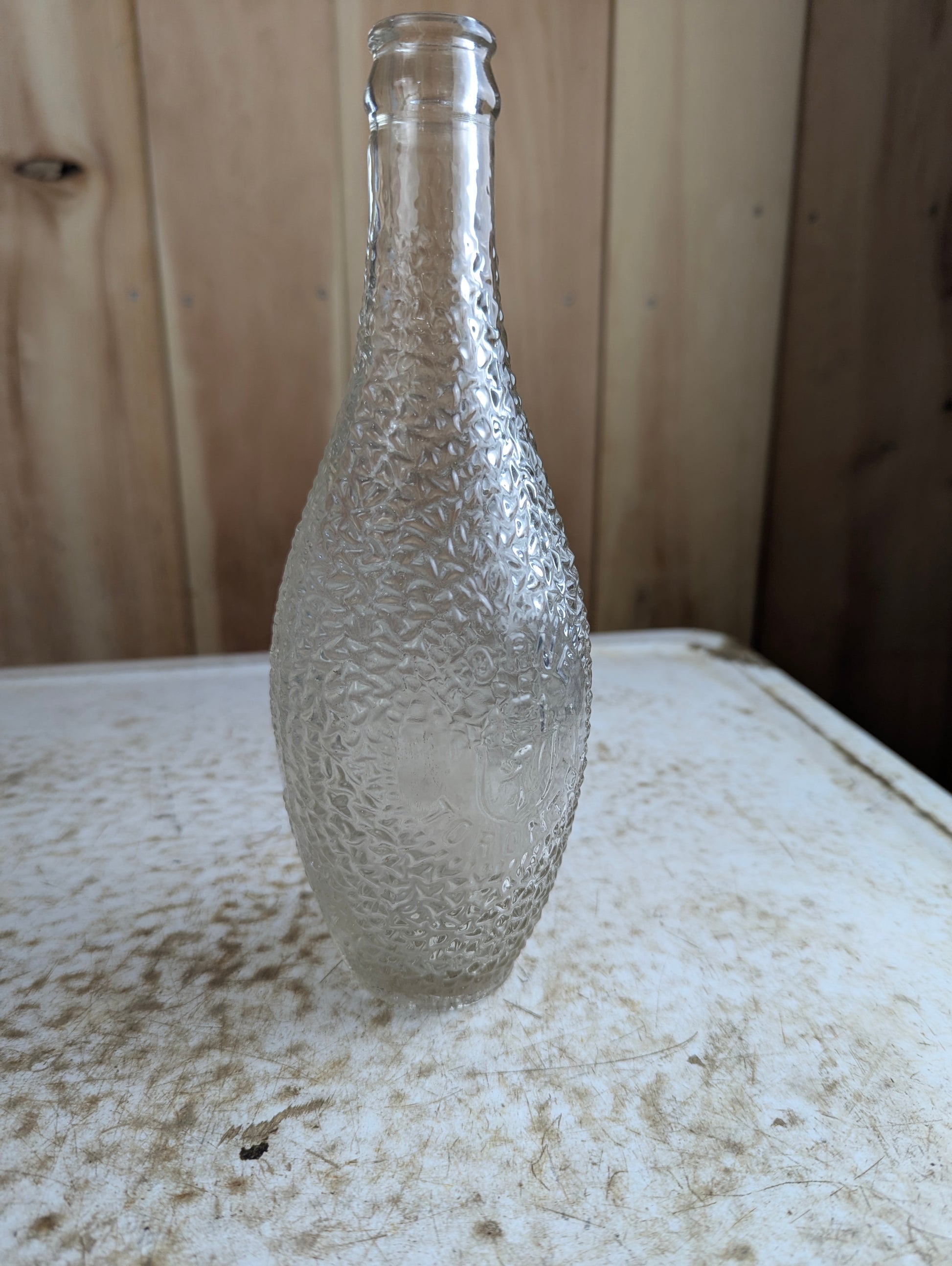 1920s Horne's Grape Punch Syrup Toronto Embossed Glass Bottle
