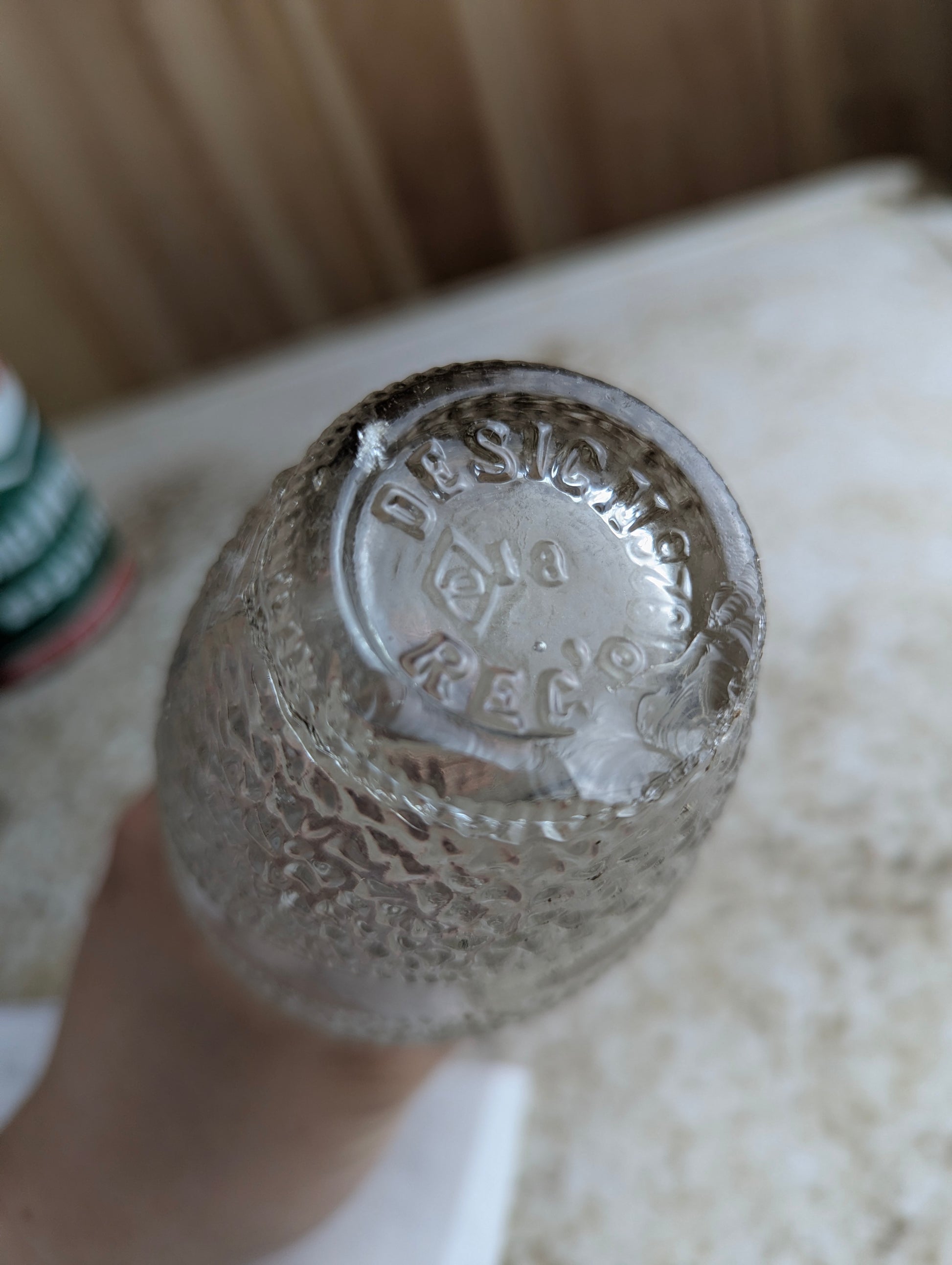 1920s Horne's Grape Punch Syrup Toronto Embossed Glass Bottle