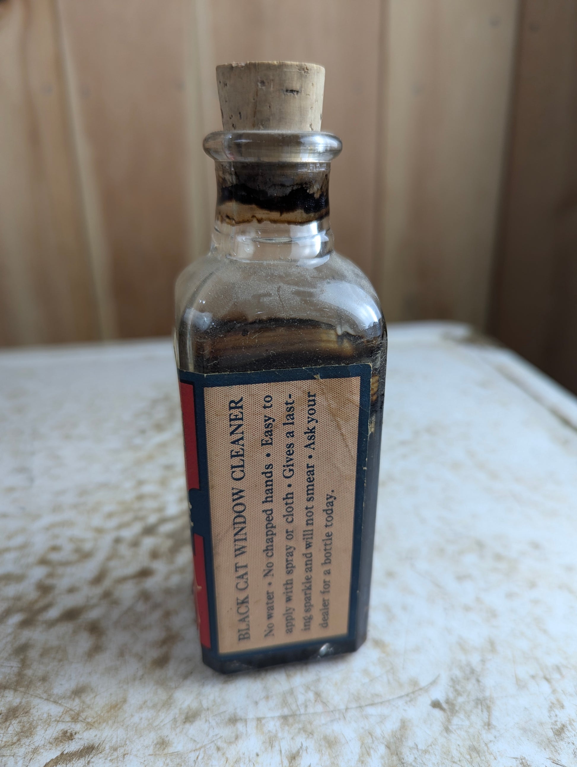 Nonsuch Stove Pipe Varnish Toronto Bottle Partly Filled with Original Label and Stopper