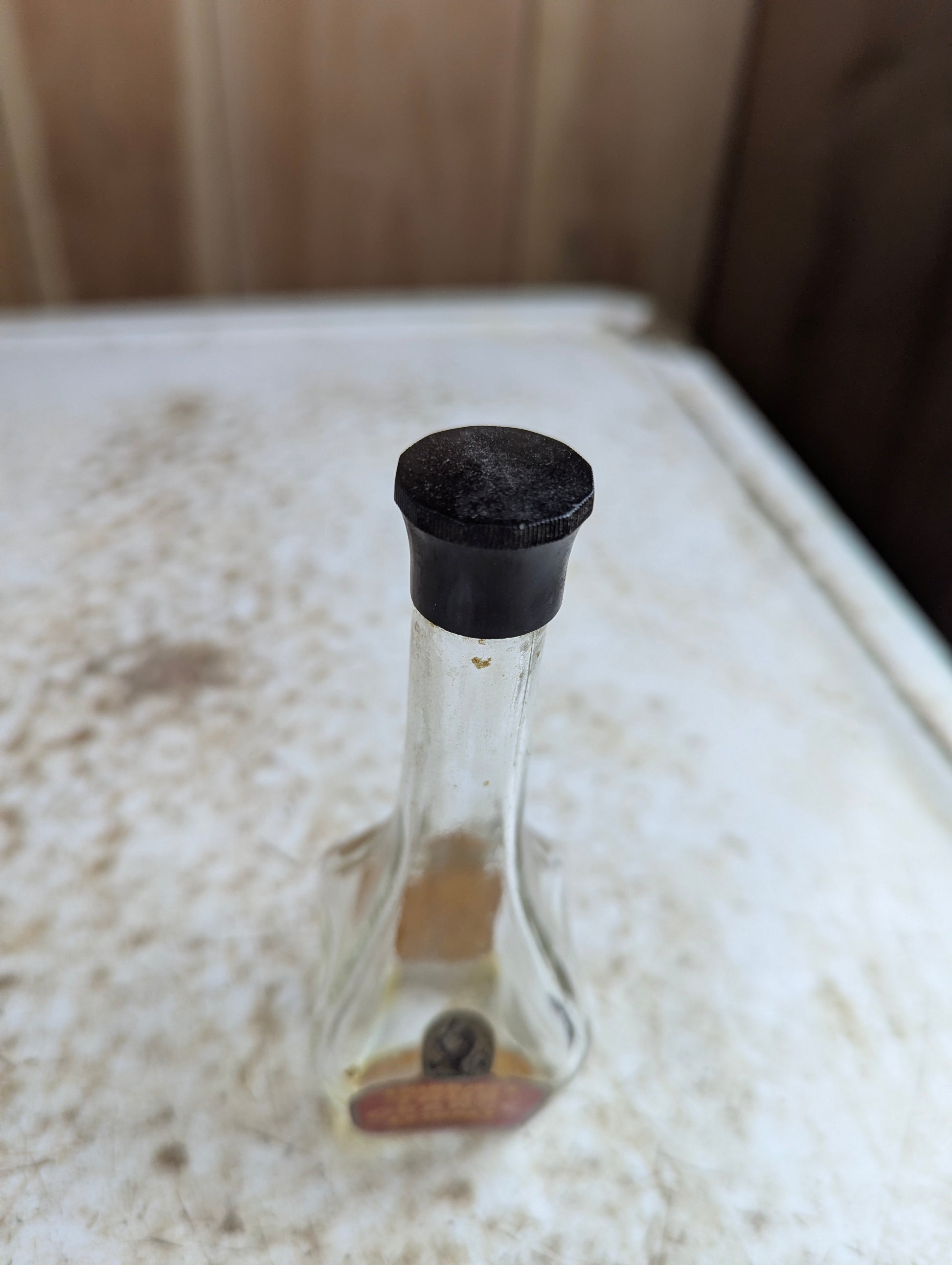 Vintage Shirriff's True Orange Extract Bottle with Original Label and Bakelite Cap 1.5oz