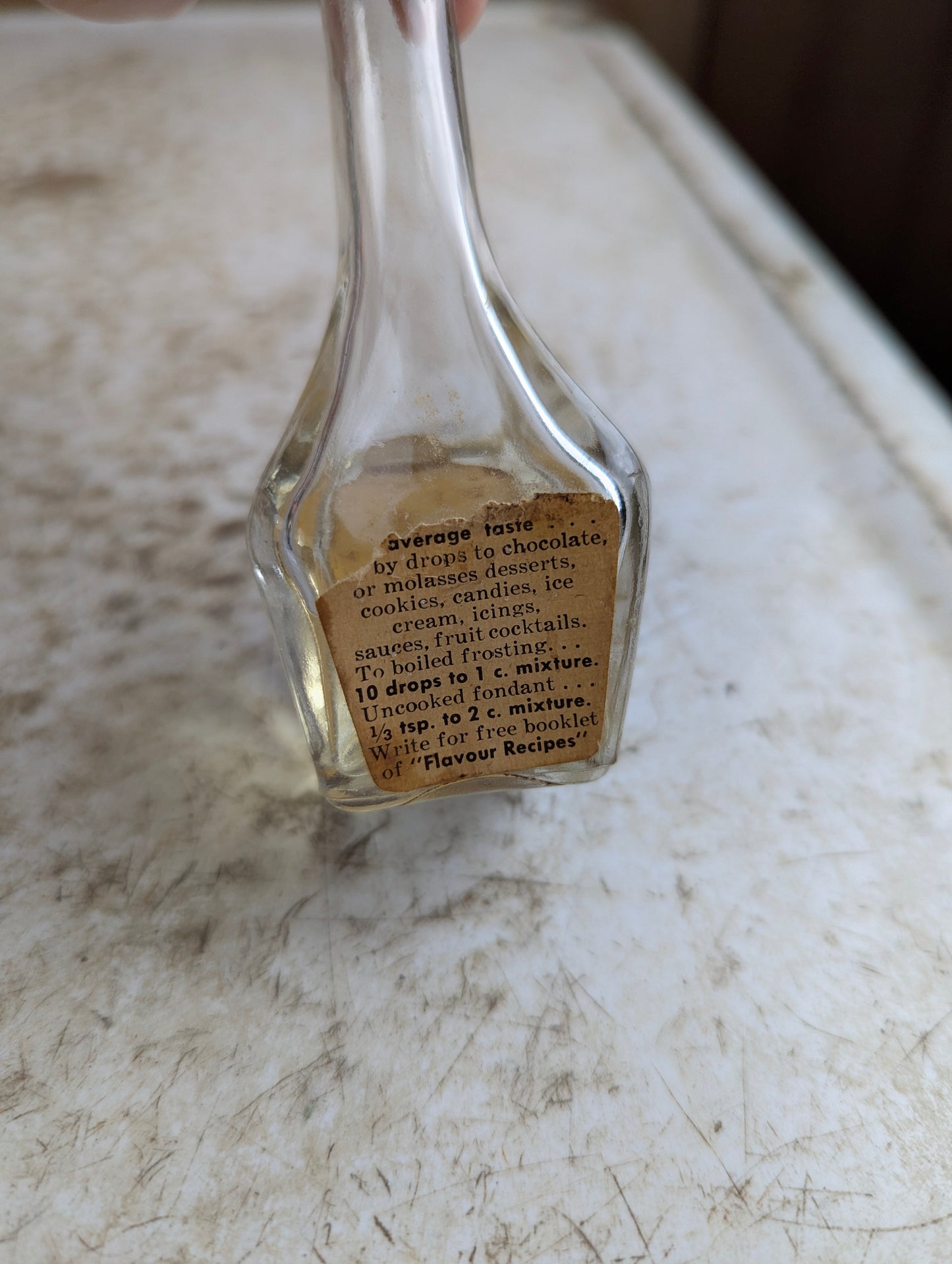 Vintage Shirriff's Peppermint Extract Filled with Label and Cap