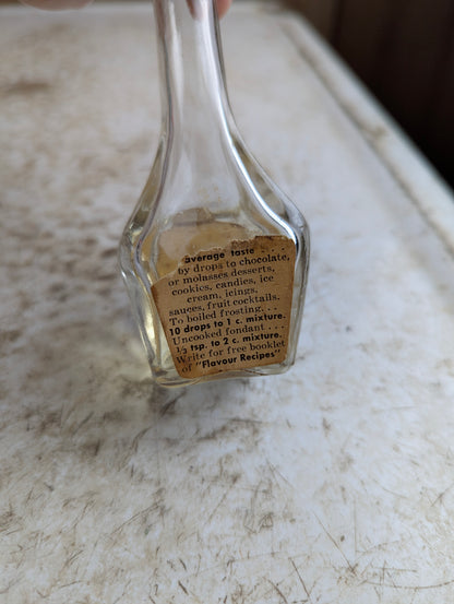 Vintage Shirriff's Peppermint Extract Filled with Label and Cap