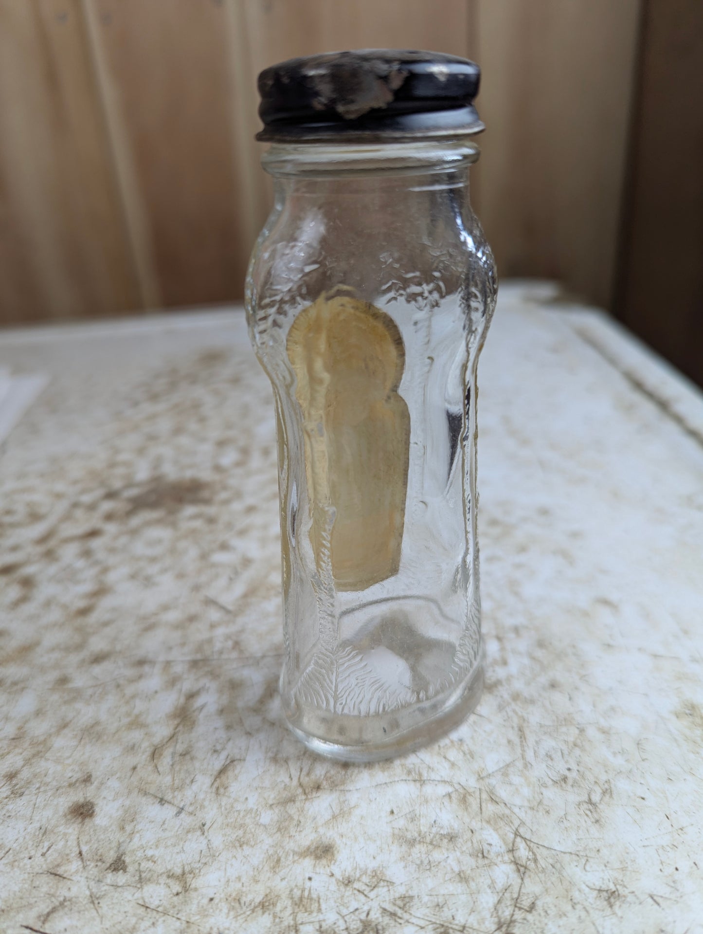 Vintage Glenwood 1.25oz Cayenne Spice Bottle with Original Label and Cap