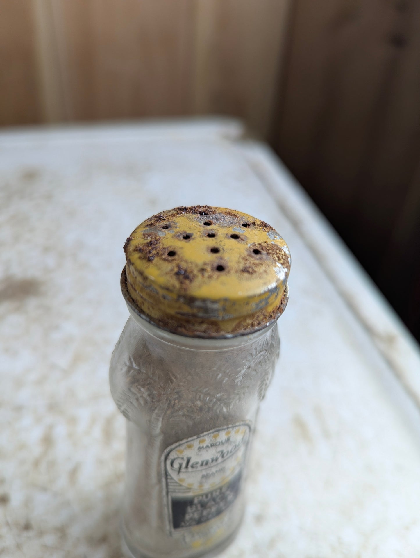 Vintage Glenwood Black Pepper 1.25oz with Original Label and Lid
