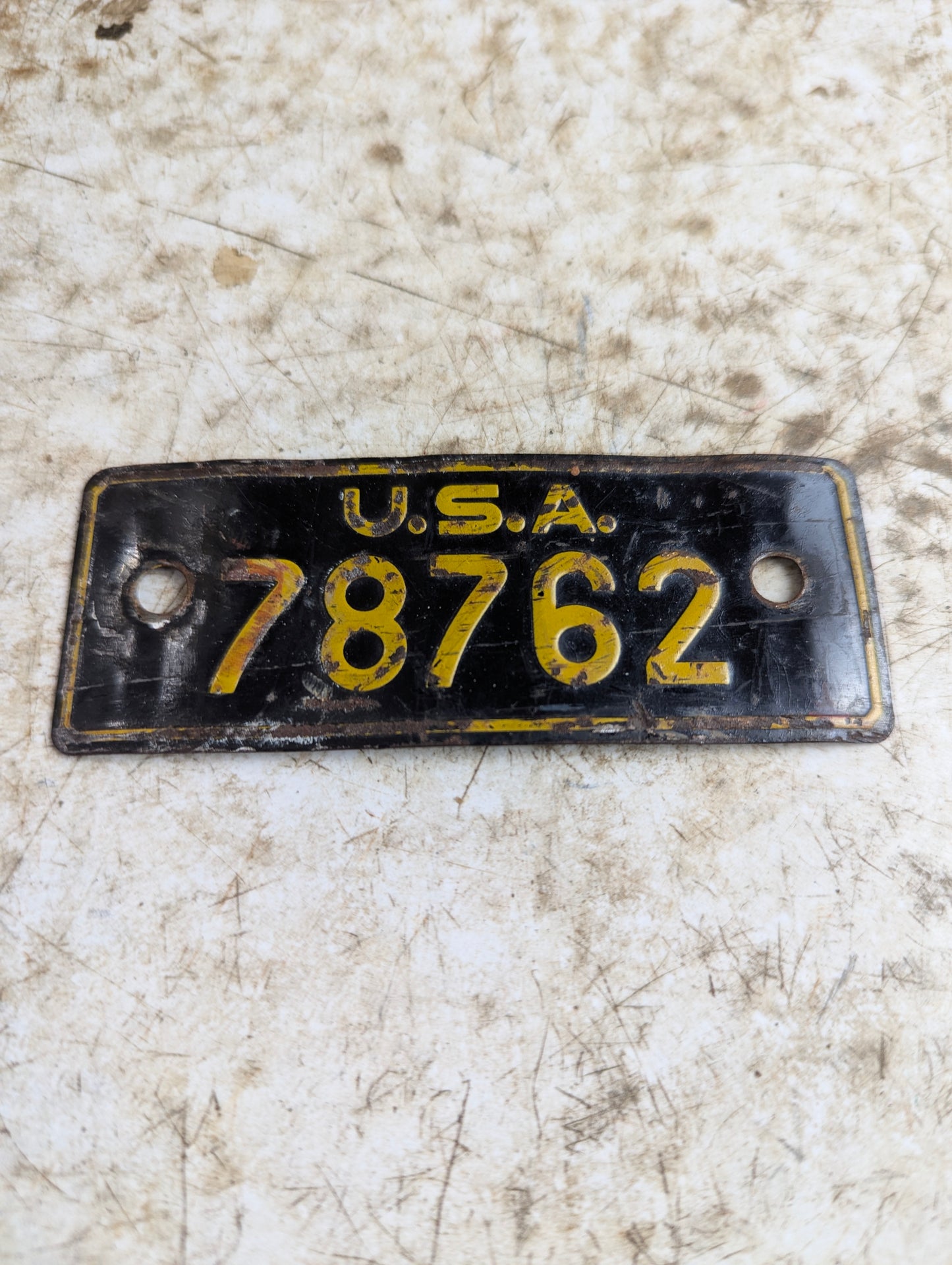 1930s US Army Bicycle Property Registration Tag