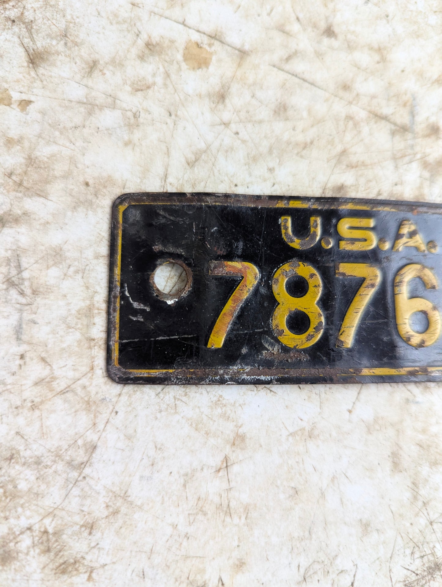 1930s US Army Bicycle Property Registration Tag