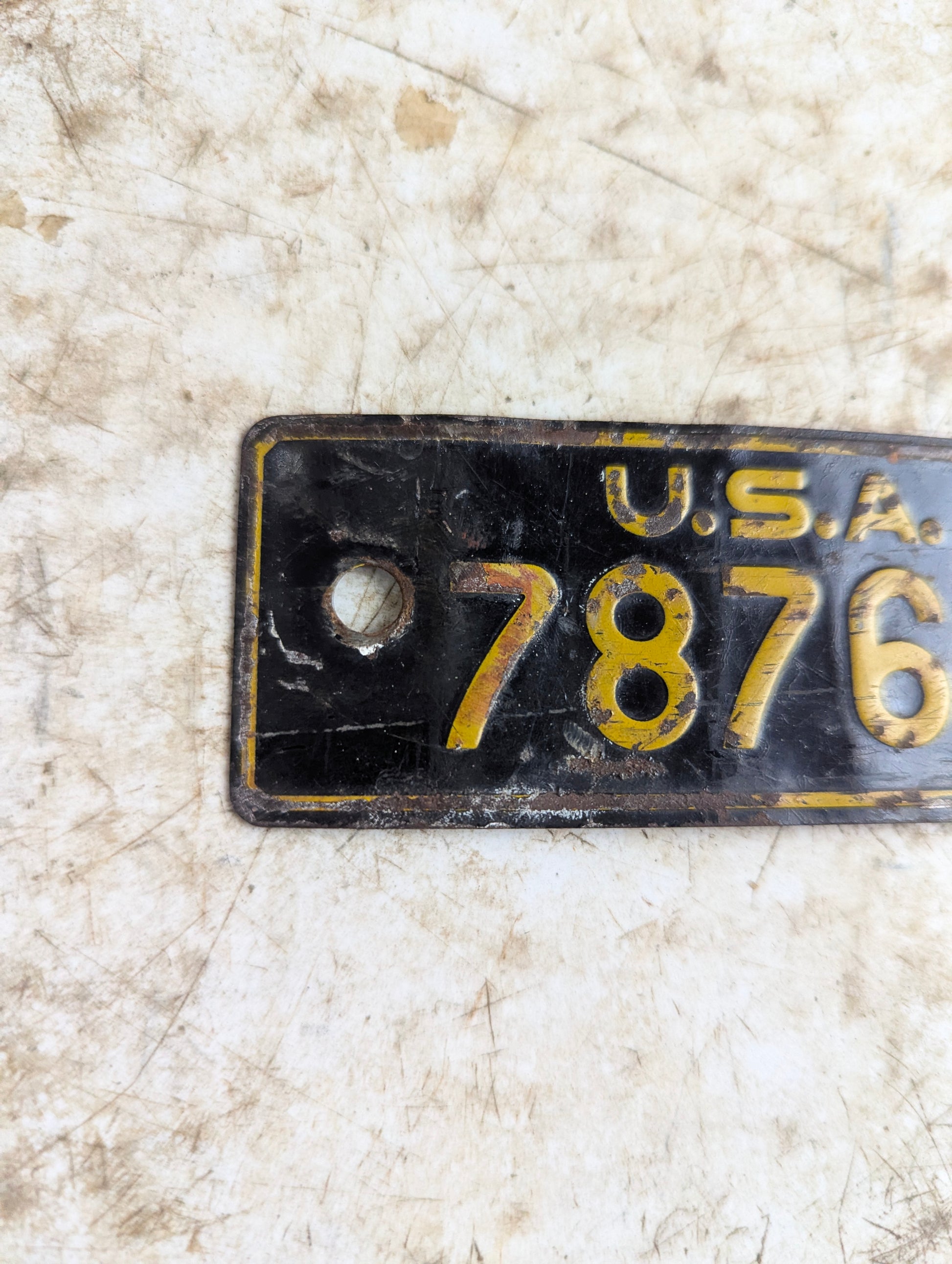 1930s US Army Bicycle Property Registration Tag