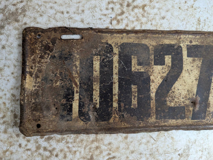 Antique 1918 Ontario License Plate