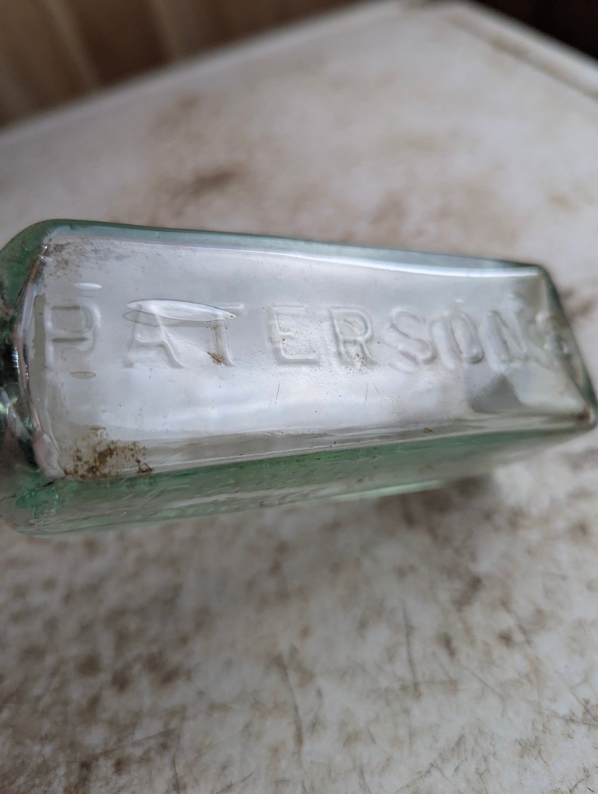 1880s Peterson's Glasgow Camp Coffee Small Bottle