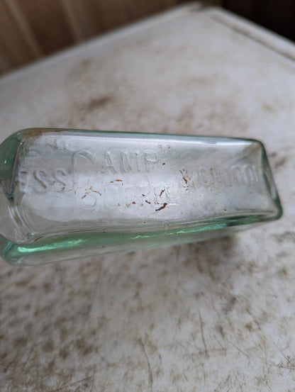 1880s Peterson's Glasgow Camp Coffee Small Bottle