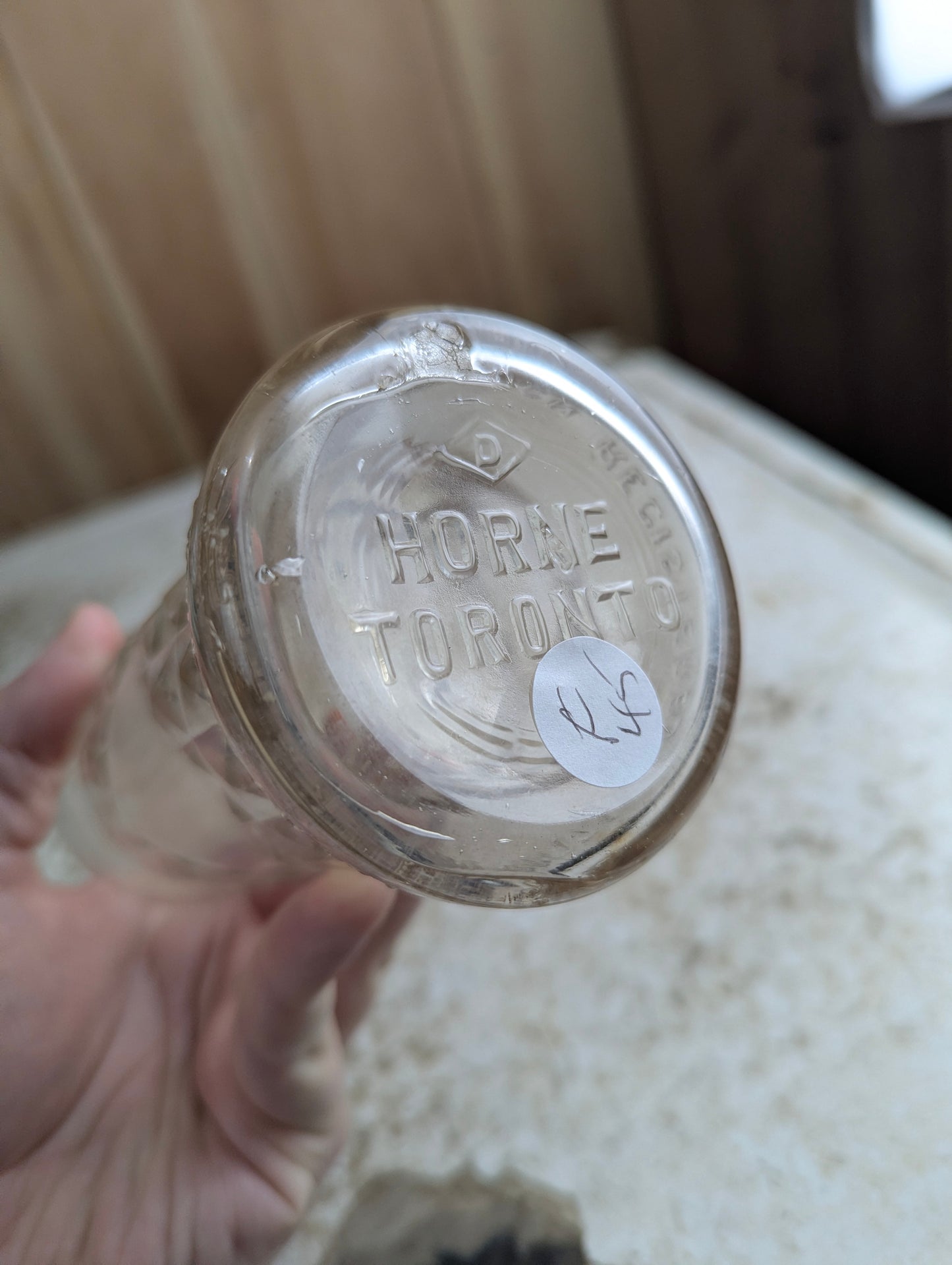 1930s Horne Toronto Fruit Syrup Bottle