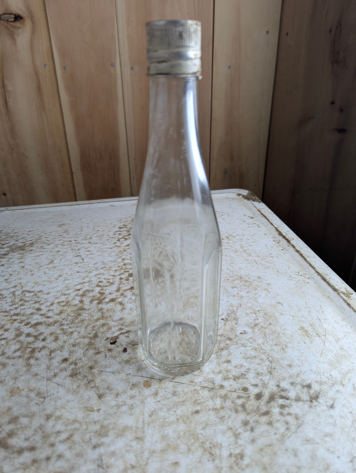 Vintage H.J. Heinz Glass Ketchup Bottle with Lid
