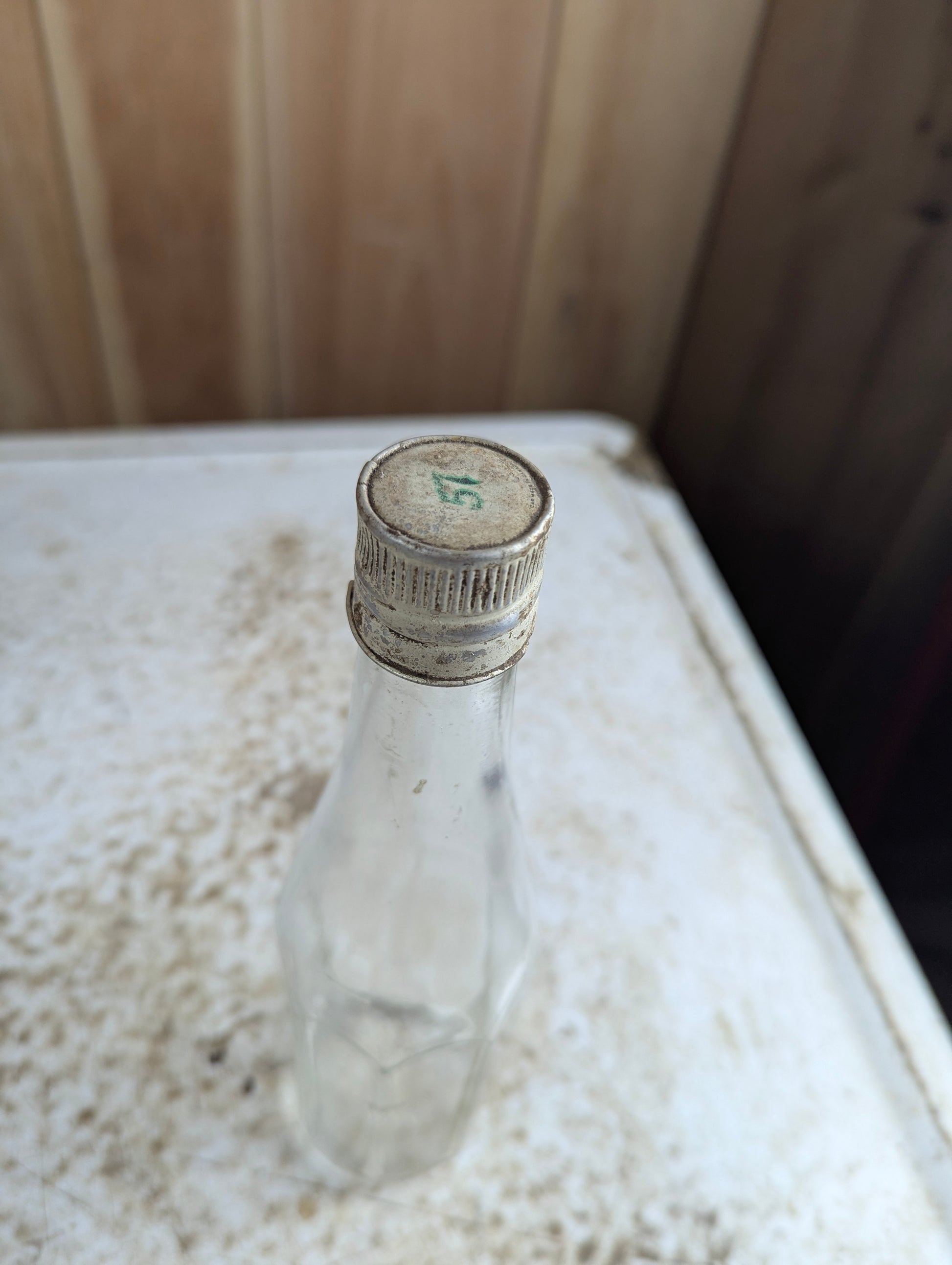 Vintage H.J. Heinz Glass Ketchup Bottle with Lid