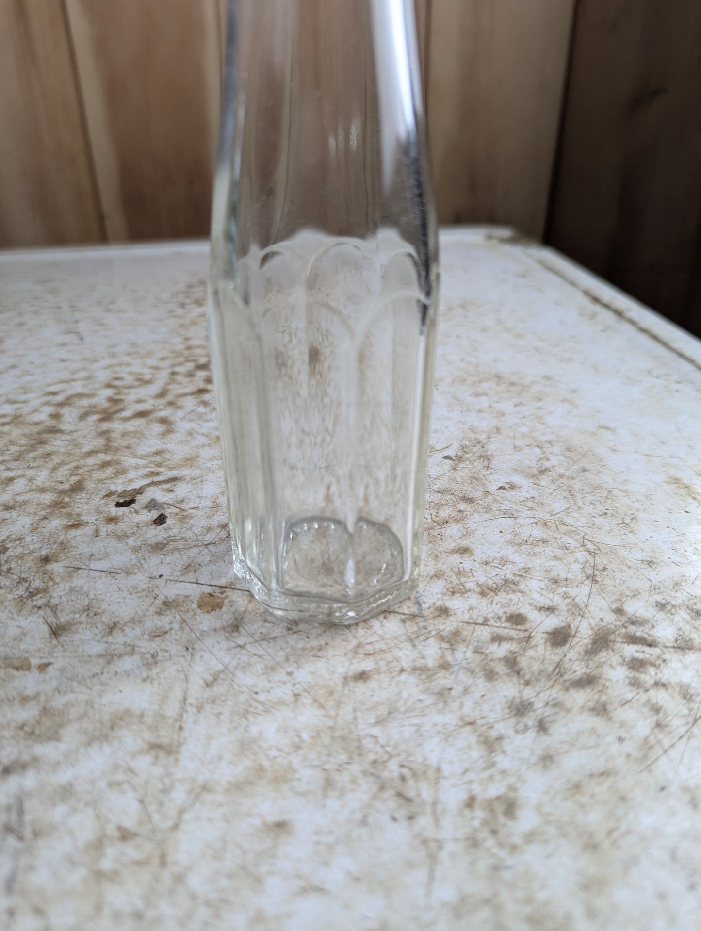 Vintage Small Heinz Glass Ketchup Bottle with Lid