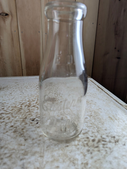 Vintage Eastern Dairies Embossed Pint Milk Bottle