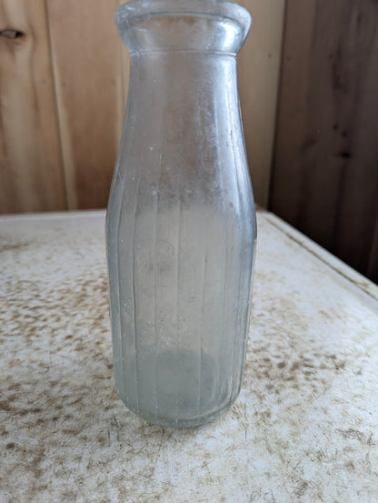 Vintage Oakland Dairy Embossed Pint Milk Bottle