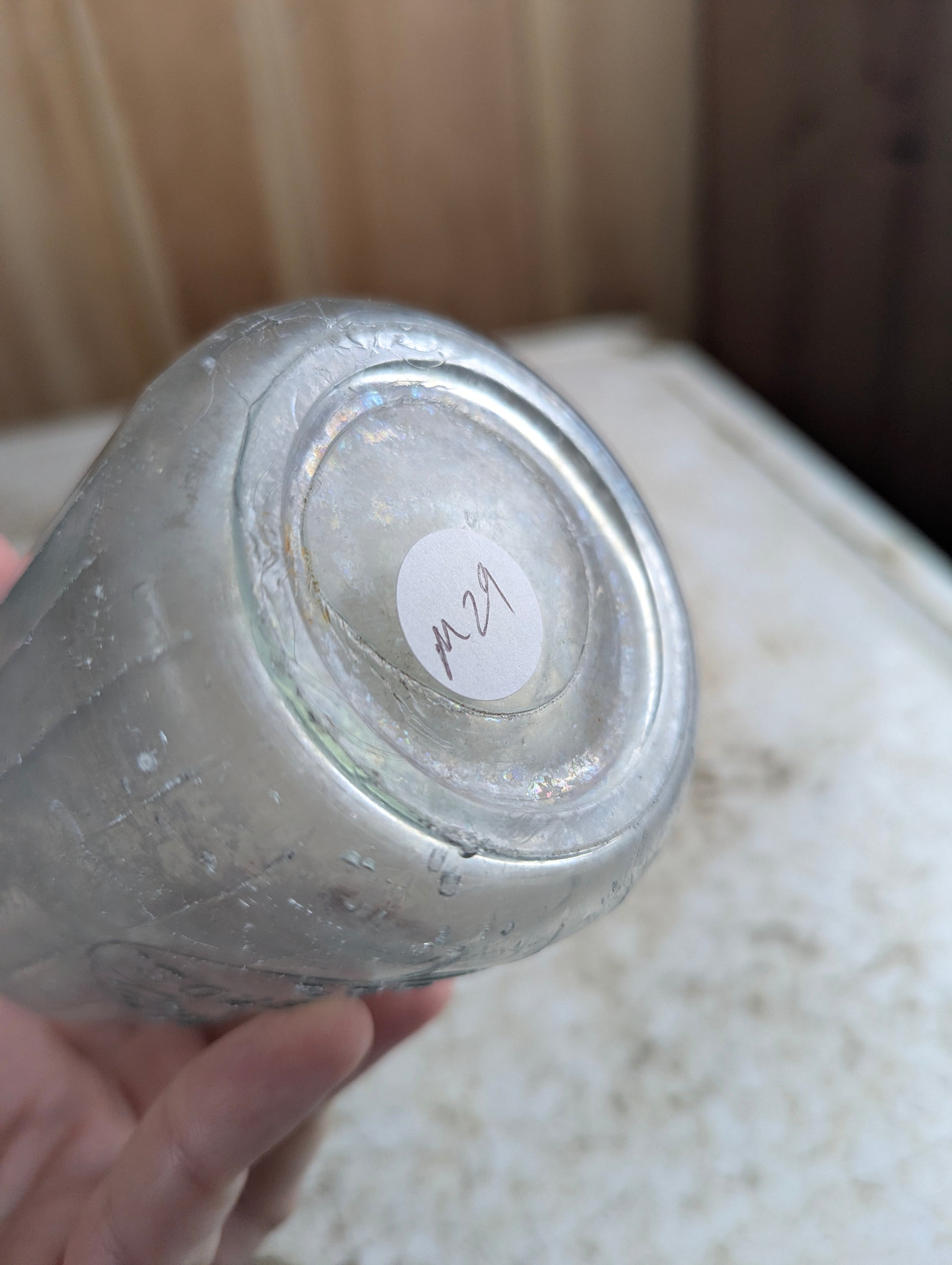 Vintage Oakland Dairy Embossed Pint Milk Bottle