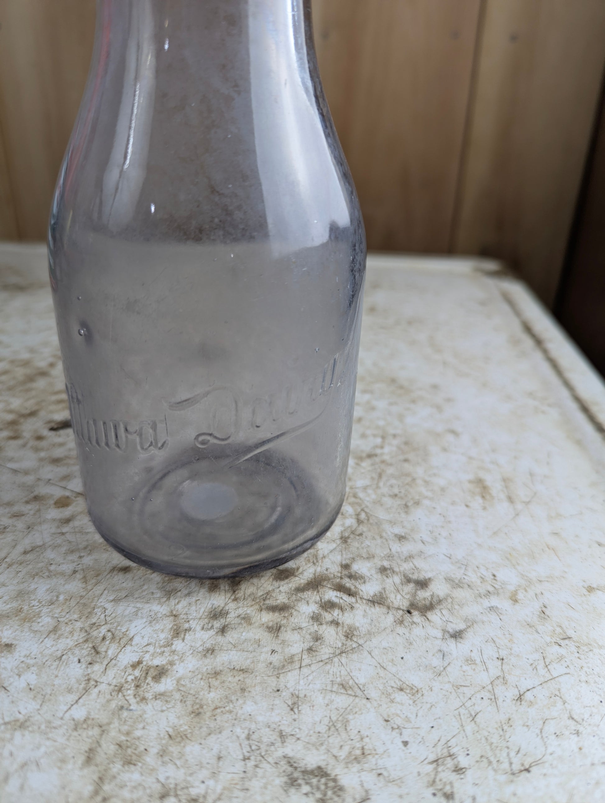 Antique Ottawa Dairy Embossed Pint Milk Bottle