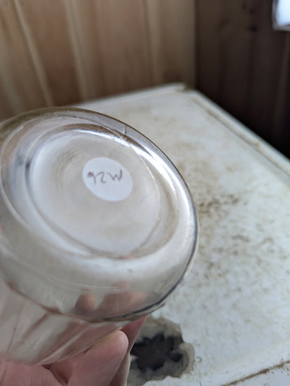 Vintage Producers Dairy Ribbed Embossed Glass Pint Milk Bottle