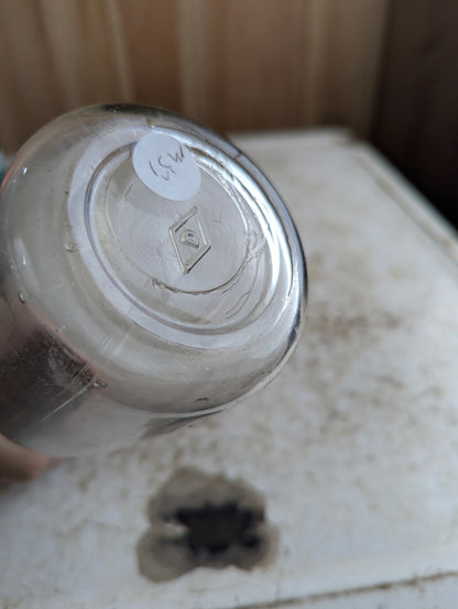 Vintage Royal Oak Dairy Hamilton Embossed Leaf Pint Milk Bottle