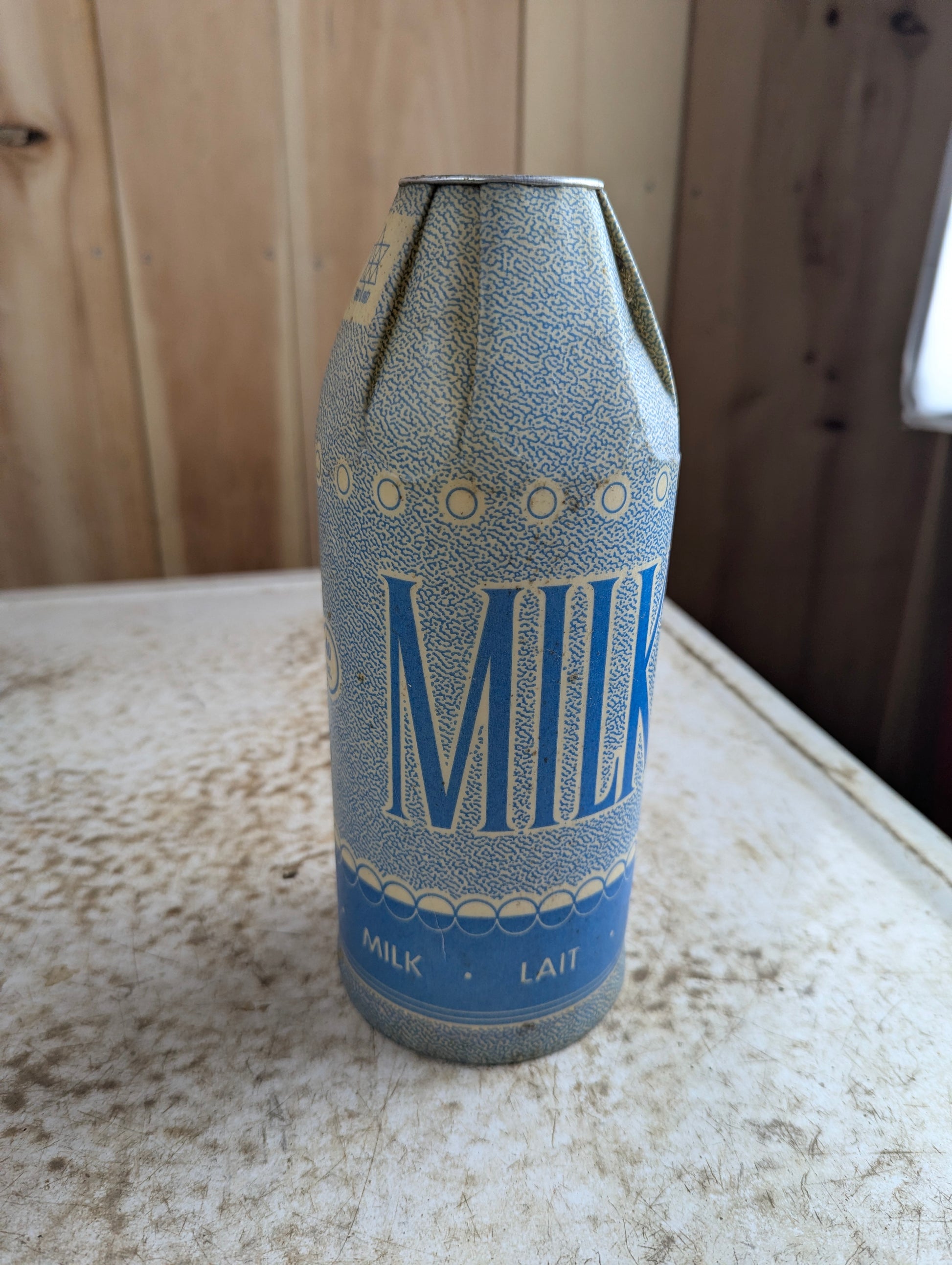 1967 Canadian Centennial 40oz Milk Carton with Milk Cap