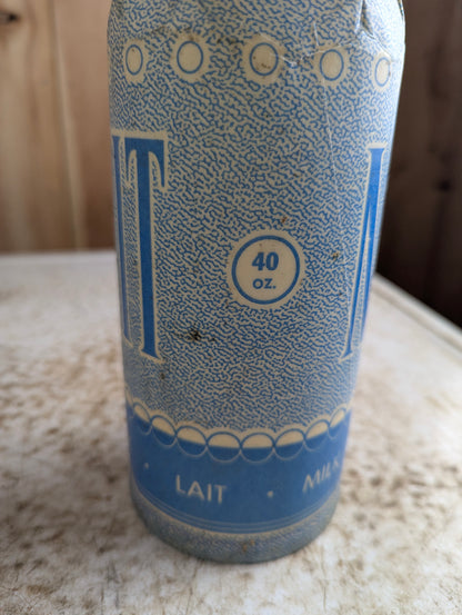 1967 Canadian Centennial 40oz Milk Carton with Milk Cap