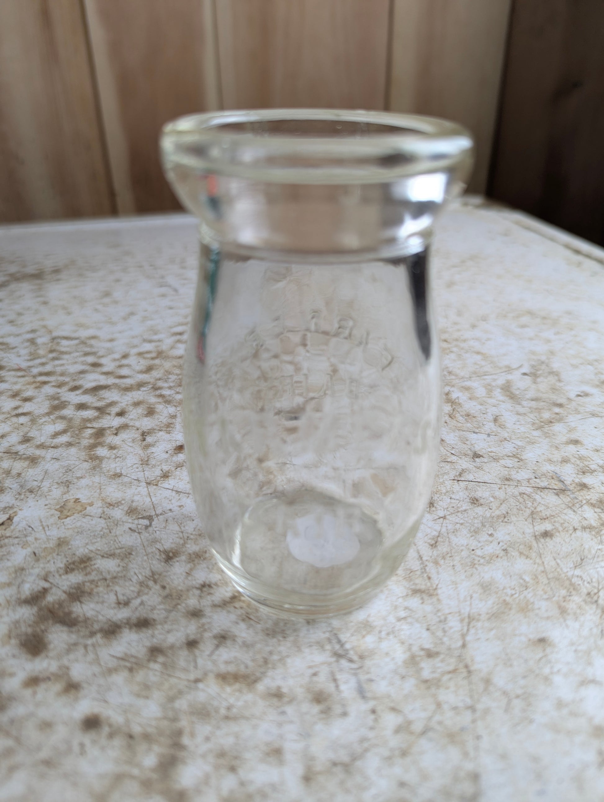 Antique Farmer's Dairy Toronto Embossed Quarter-Pint Milk Bottle