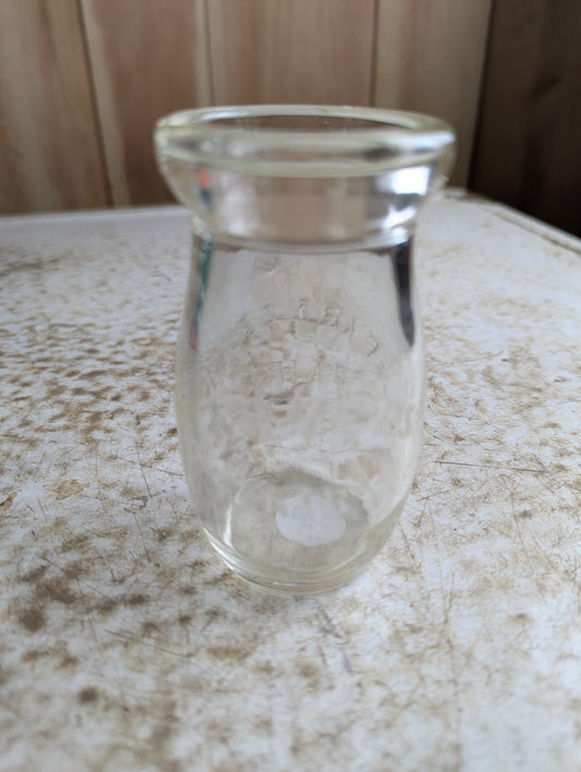 Antique Farmer's Dairy Toronto Embossed Quarter-Pint Milk Bottle