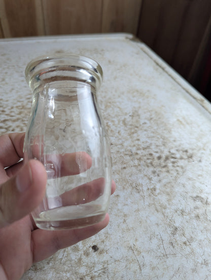 Antique Farmer's Dairy Toronto Embossed Quarter-Pint Milk Bottle
