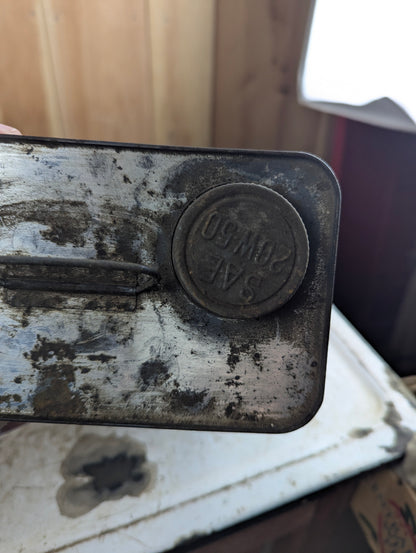 Vintage Castrol GTX High Performance Motor Oil Gallon Tin