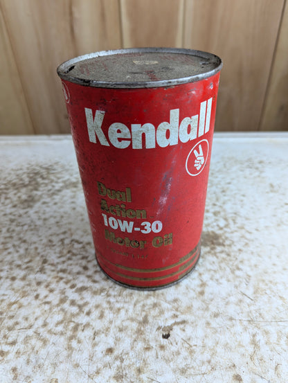 Kendall Dual Action 10W-30 Motor Oil Can