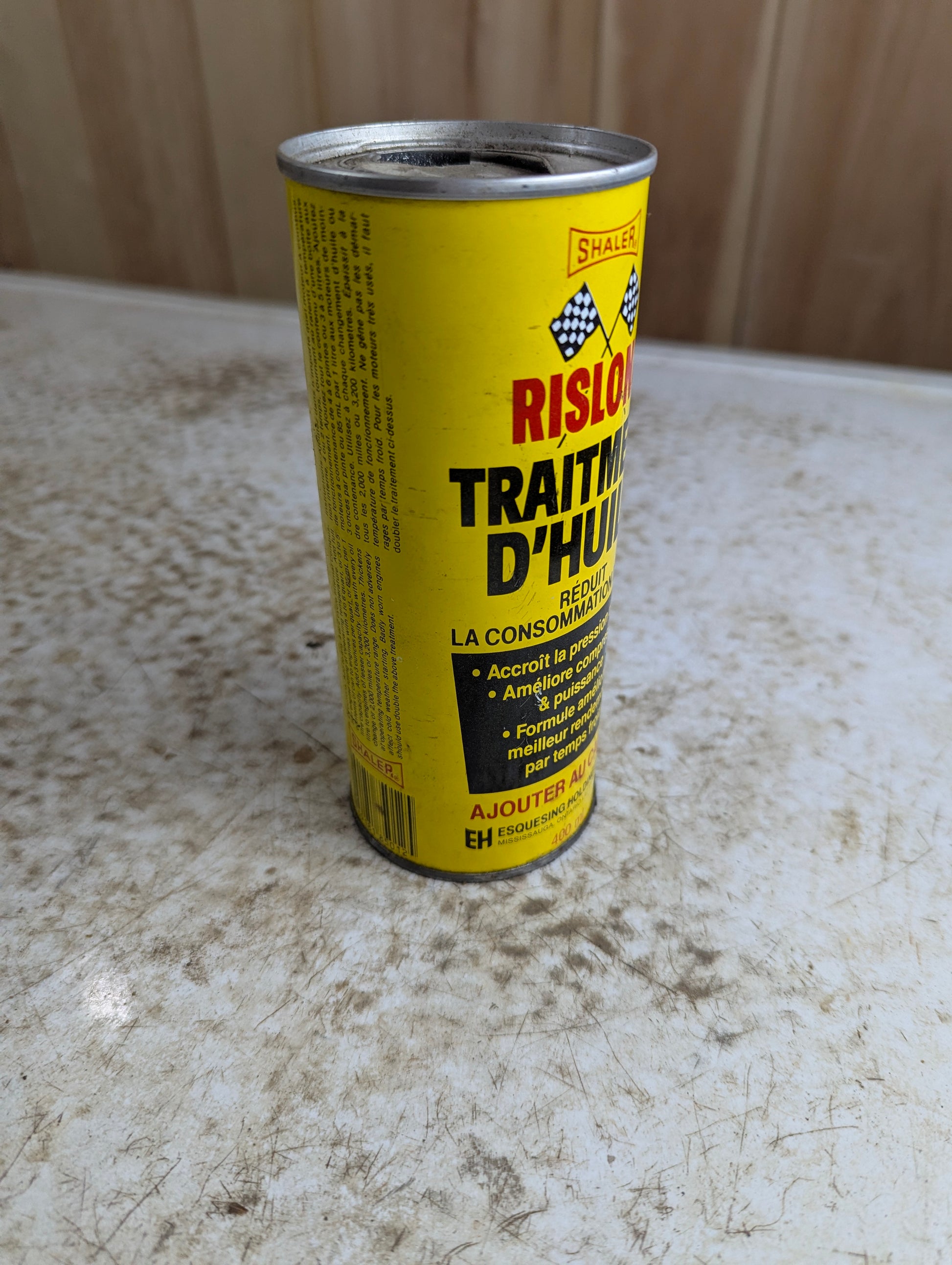 Vintage Shaler Rislone Oil Treatment Can
