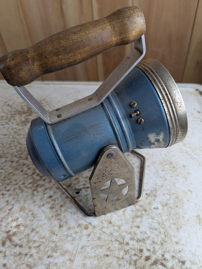 Vintage Star Headlight and Lantern Company Railroad Flashlight