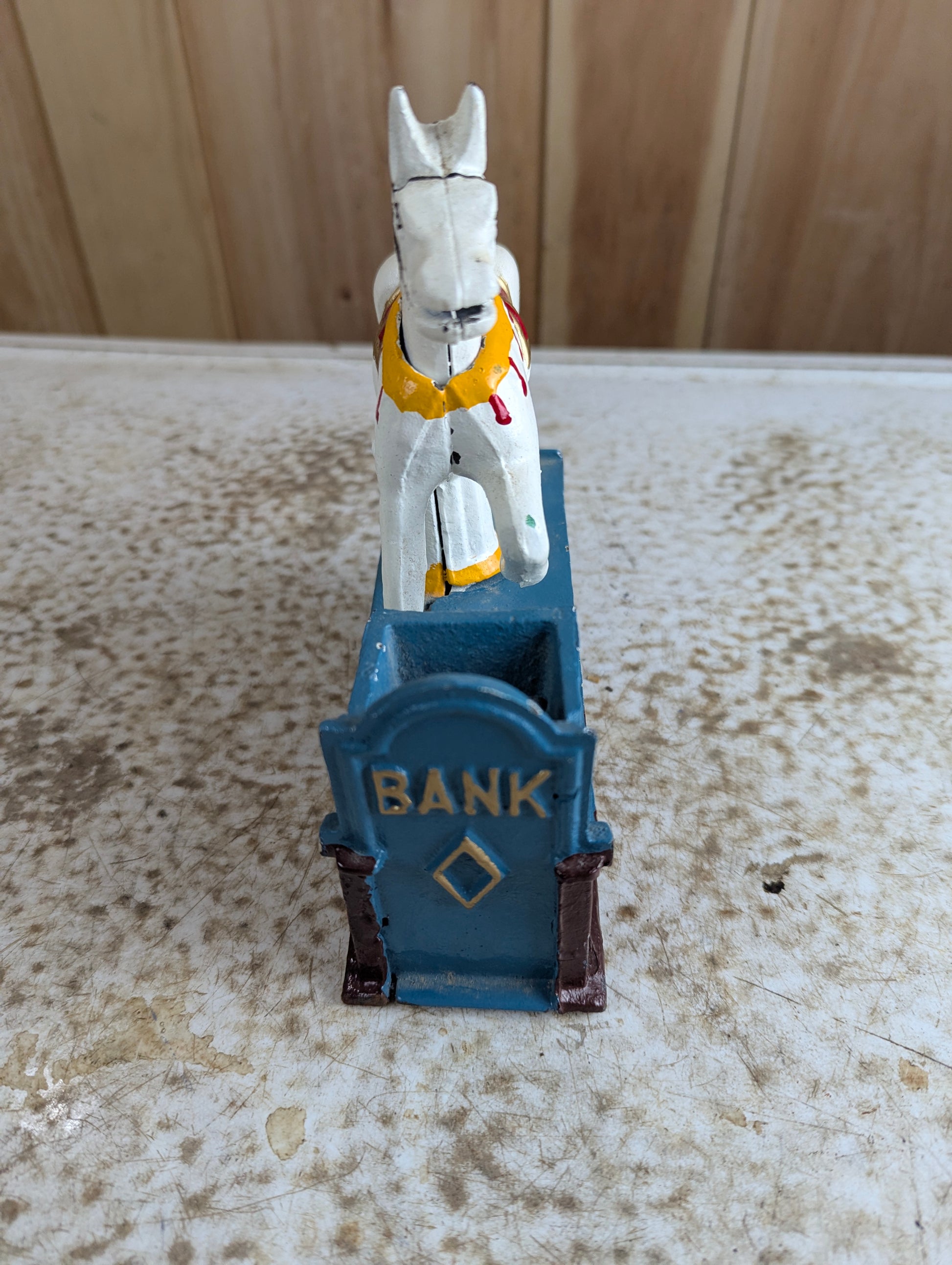 Vintage Cast Iron "Trick Pony" Mechanical Bank