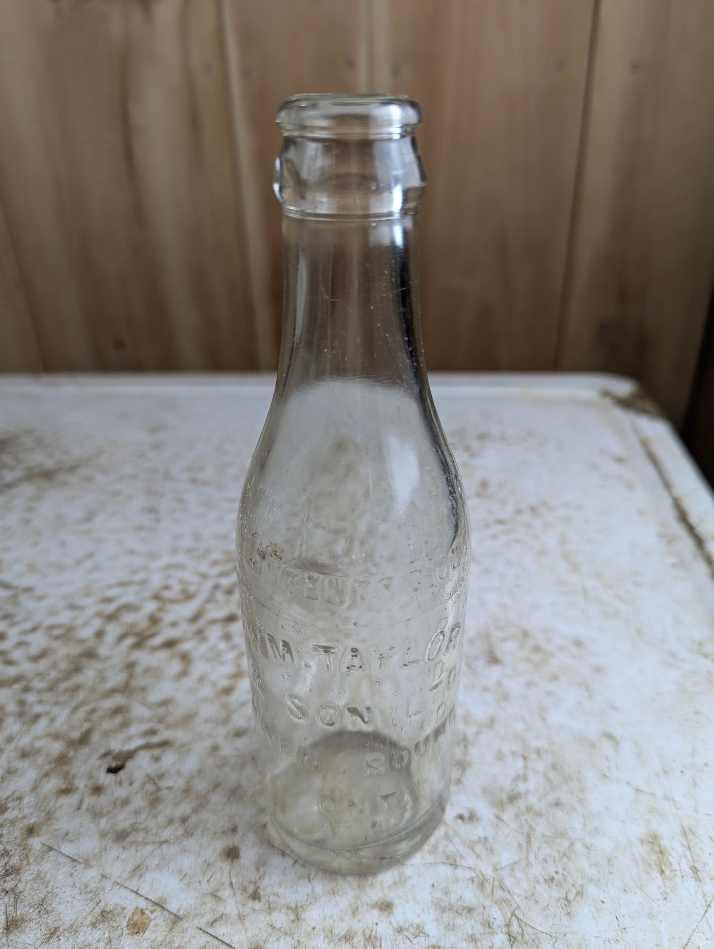 Vintage Wm. Taylor & Son Ltd. Owen Sound Soda Bottle