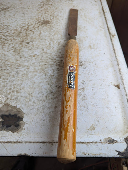 Vintage Sorby Wood Turning Tool 1" Skew Chisel