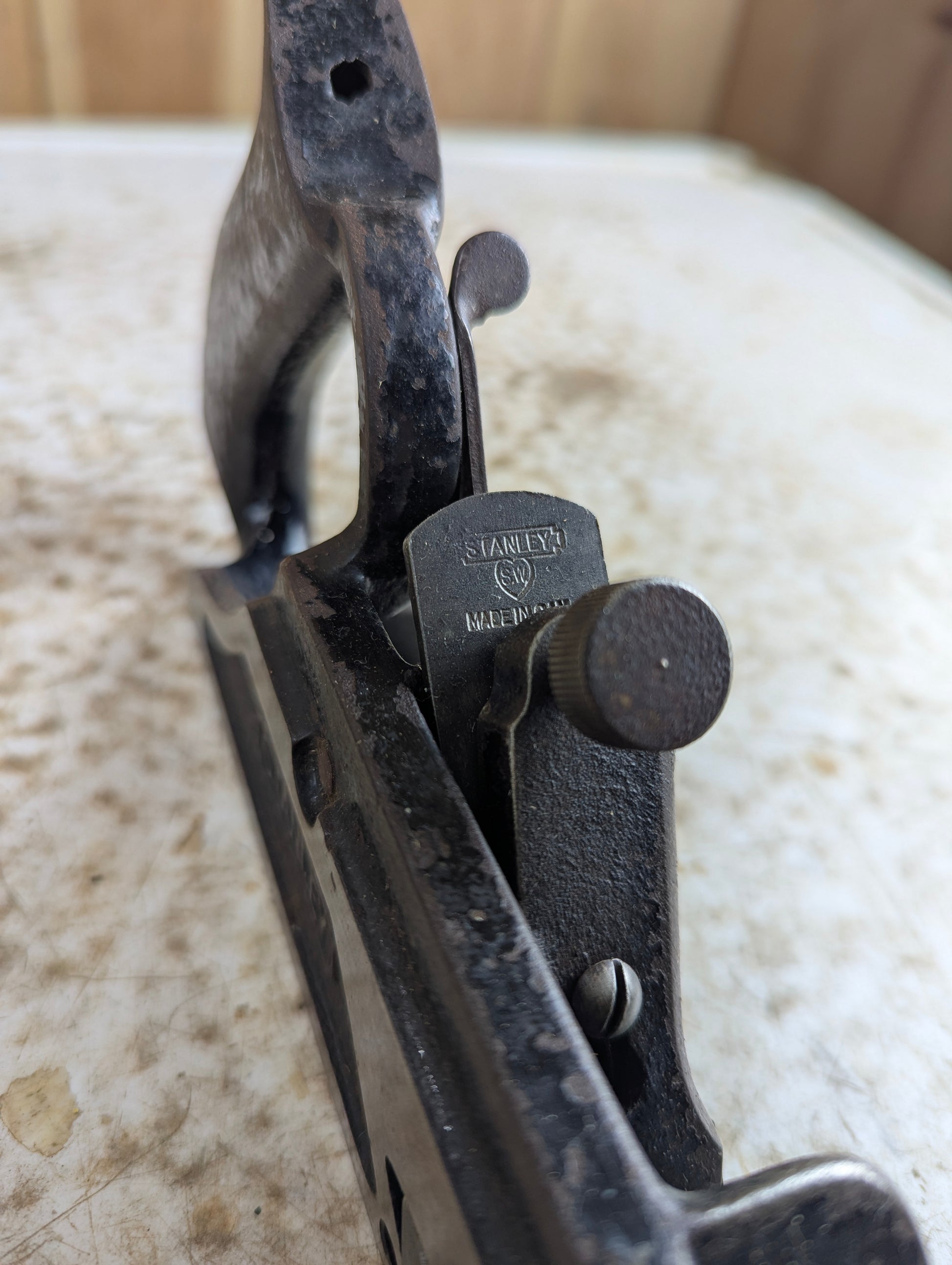 Vintage Stanley No. 78 Rabbet Plane Sweetheart Blade and Depth Stop