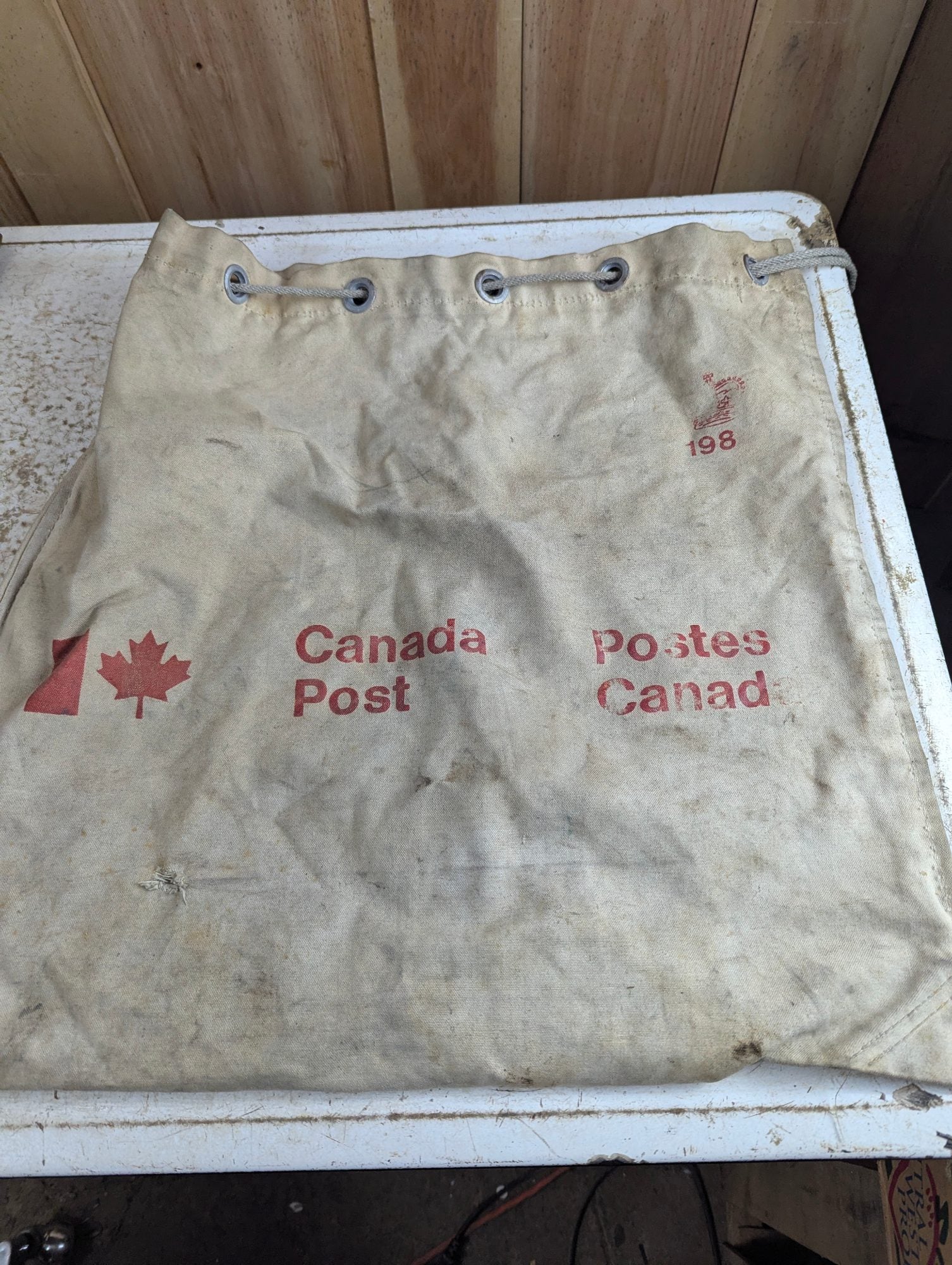 Vintage Canada Post Mail Bag 1980s