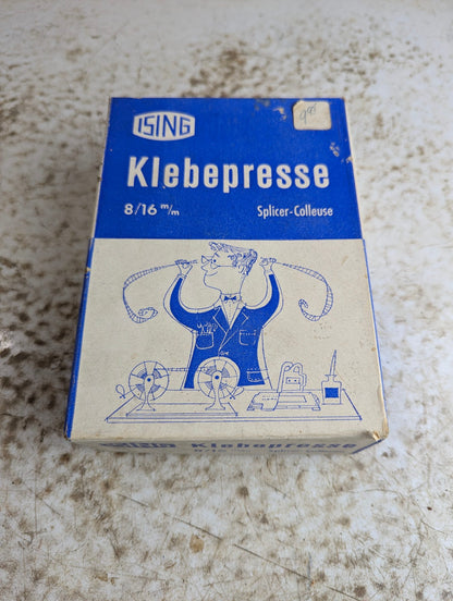 Vintage Isling Klebepresse German 8mm and 16mm Film Splicer in Box