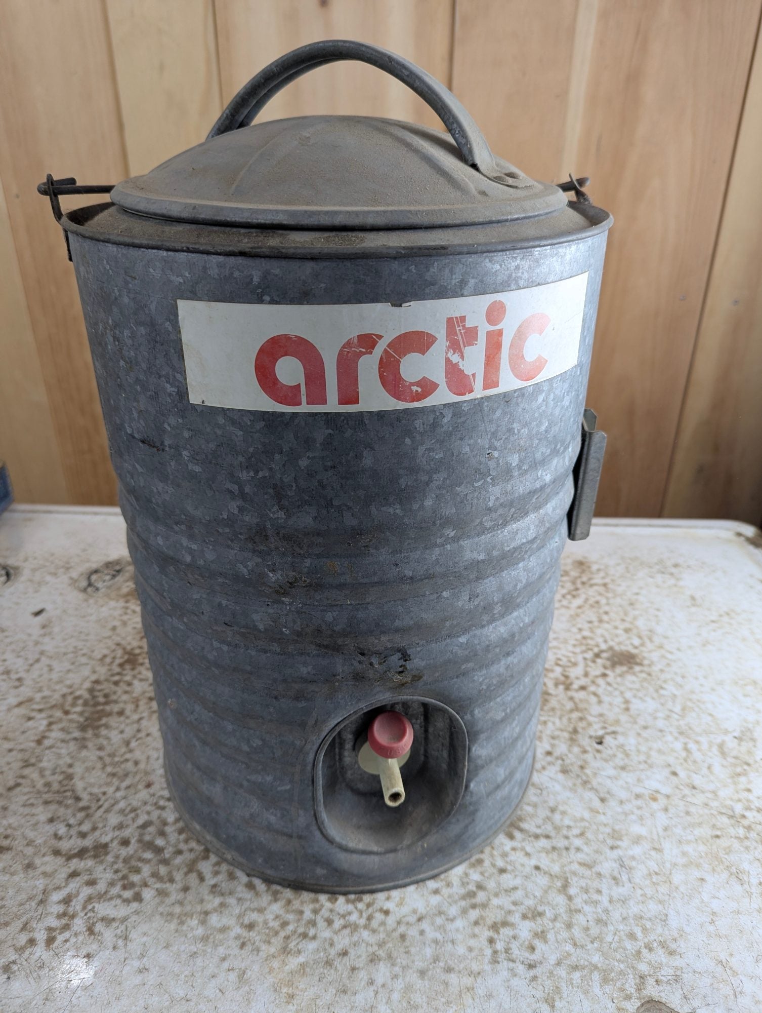 Arctic Galvanized 2 Gallon Metal Water Cooler