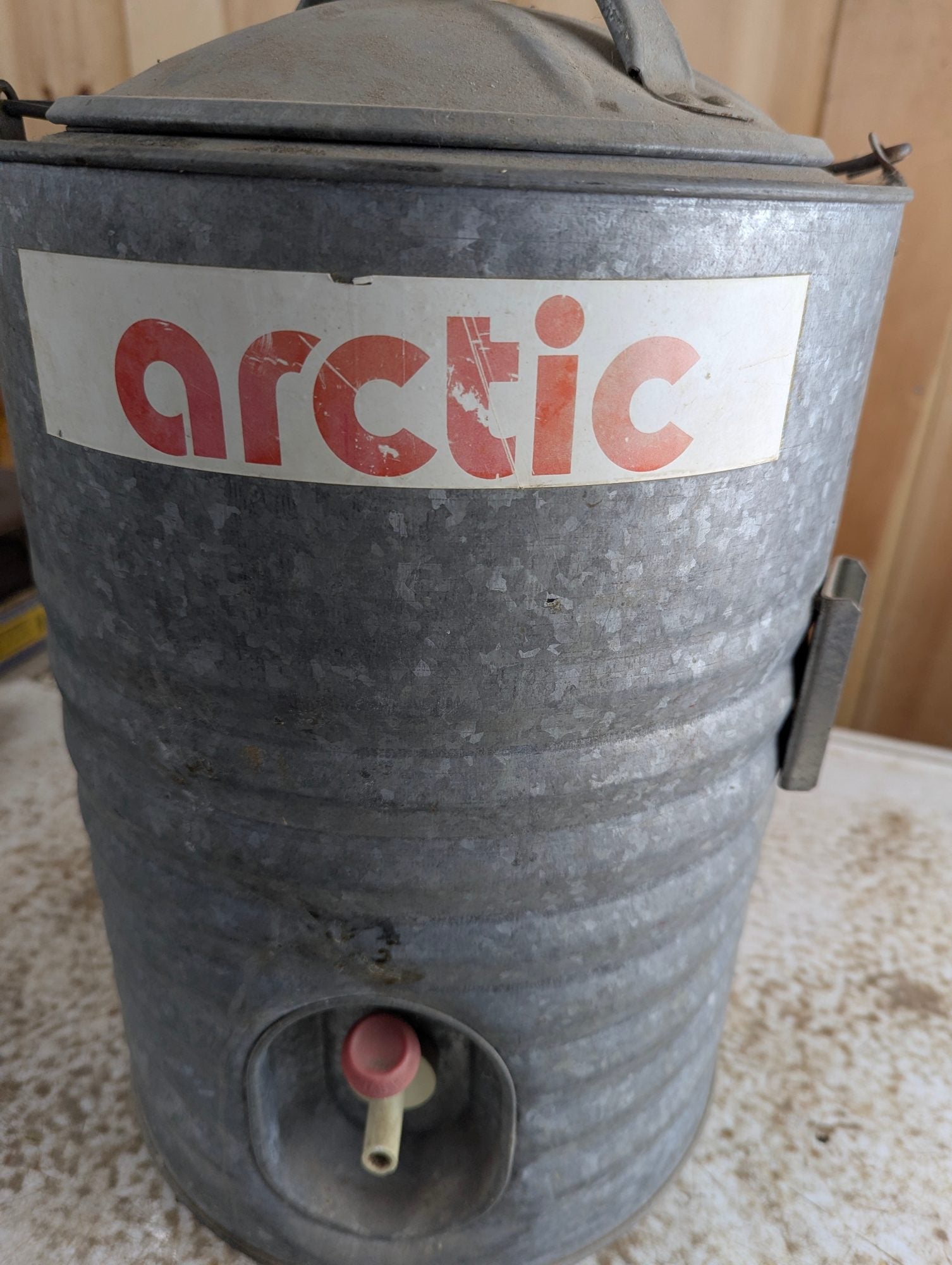 Arctic Galvanized 2 Gallon Metal Water Cooler