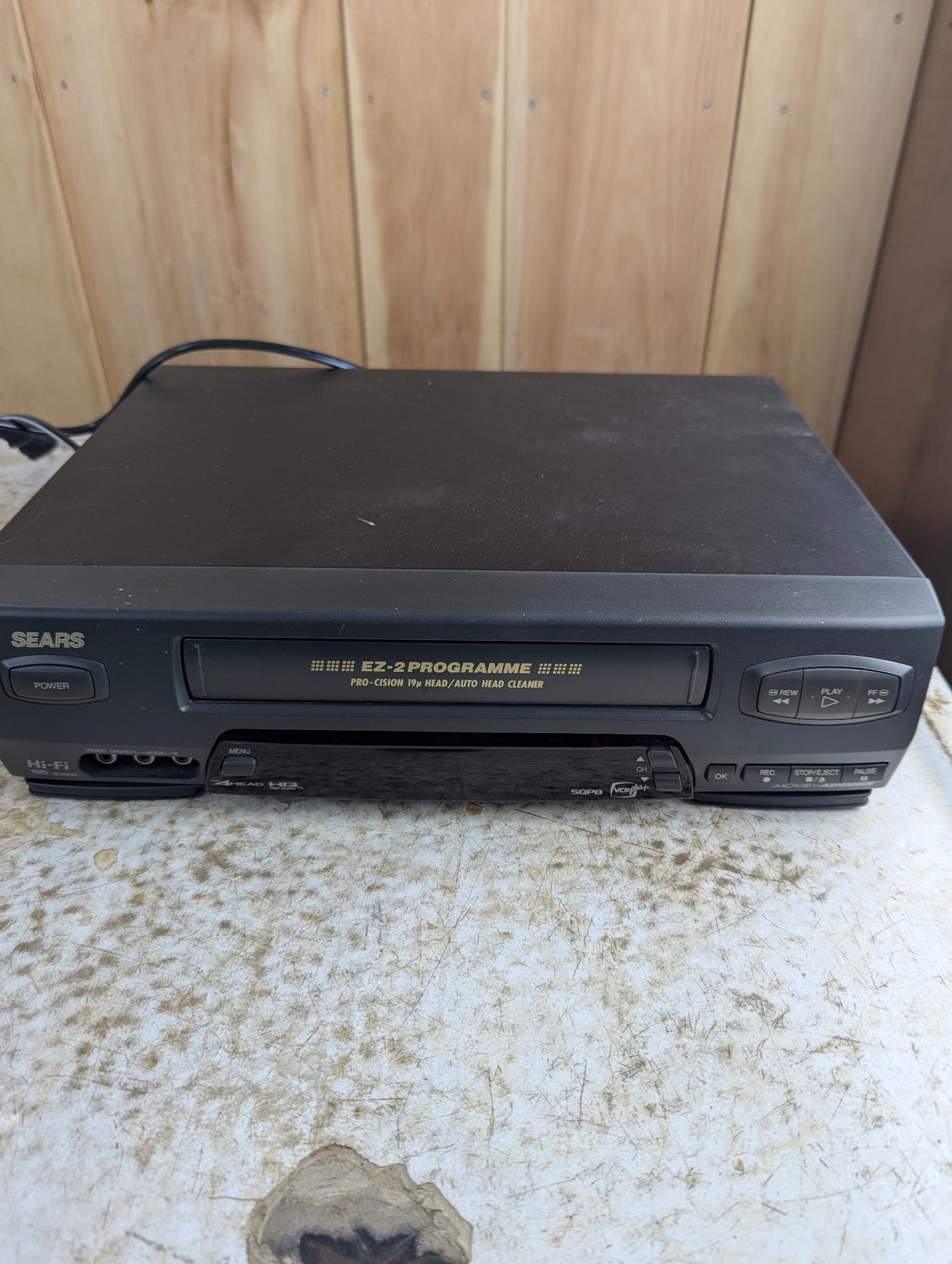 Sears VHS Player Model 509-30609 VCR Video Cassette - Working