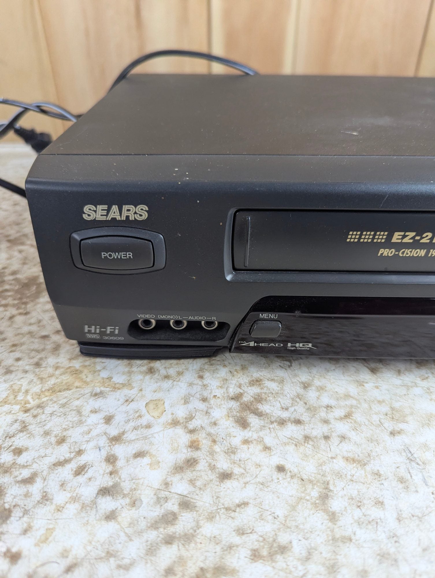 Sears VHS Player Model 509-30609 VCR Video Cassette - Working