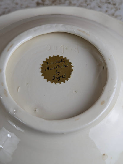 Vintage Arnel's Ceramic Wash Pitcher and Basin Set