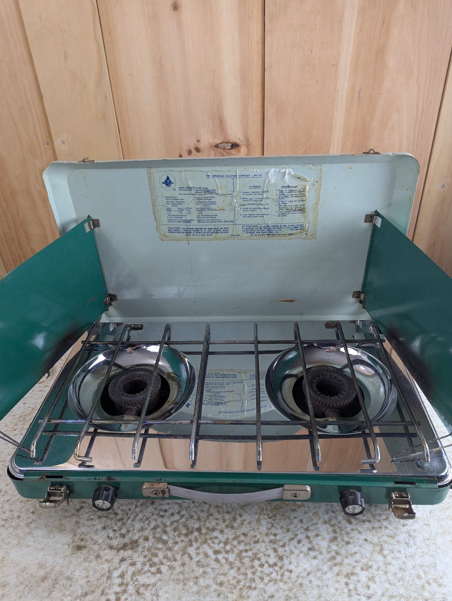Vintage Coleman Propane Camp Stove Model 5410 - No Hose