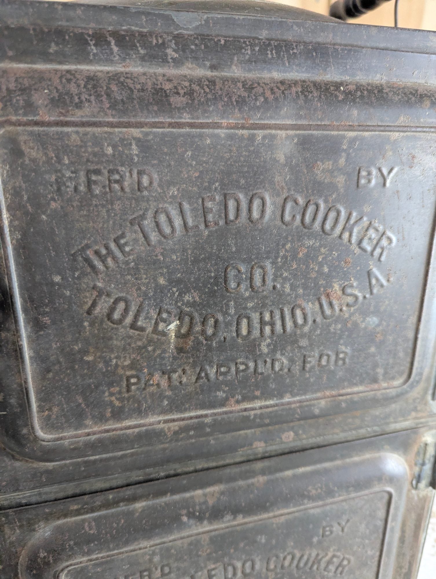 Antique Toledo Toledo Stove-top Steam Cooker with Original Trays and Copper Base