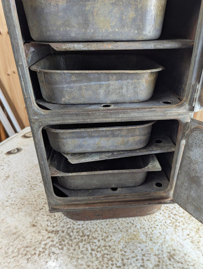 Antique Toledo Toledo Stove-top Steam Cooker with Original Trays and Copper Base